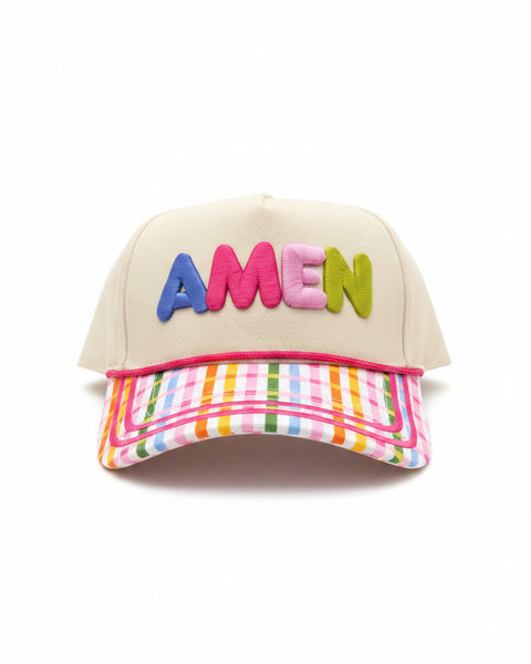 Amen Embroidery Cap