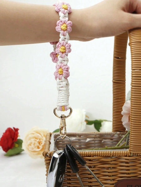 HAND CROCHET KEY CHAIN - 4 COLORS