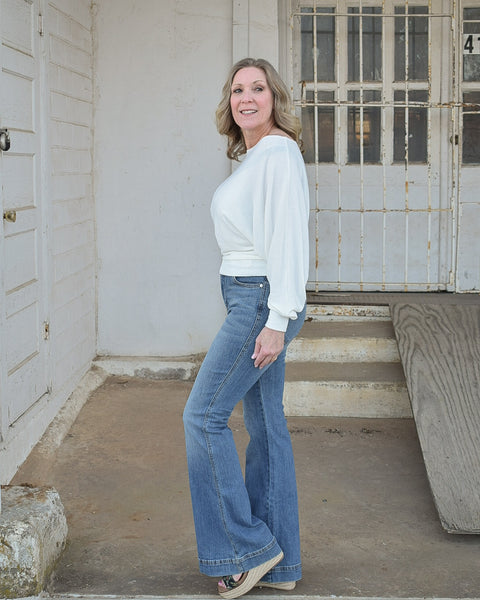 THE BLAIR TOP- OFF WHITE