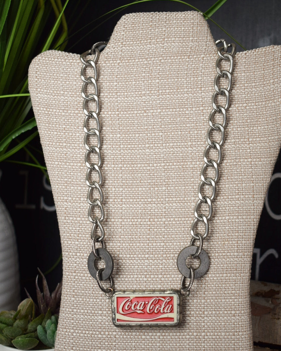 ENJOY COLA DOMINO NECKLACE