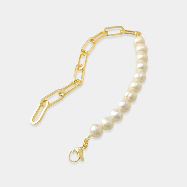 FRESHWATER PEARL CHAIN BRACELET