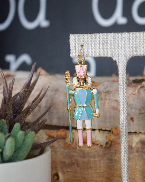 NUTCRACKER ENAMEL EARRINGS