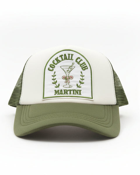 MARTINI COCKTAIL CLUB - OLIVE/WHITE