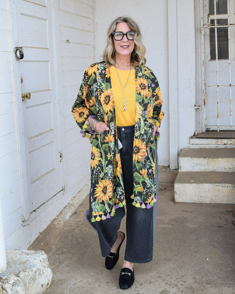 SUNFLOWER & SUNSHINE KIMONO - BY A RARE BIRD