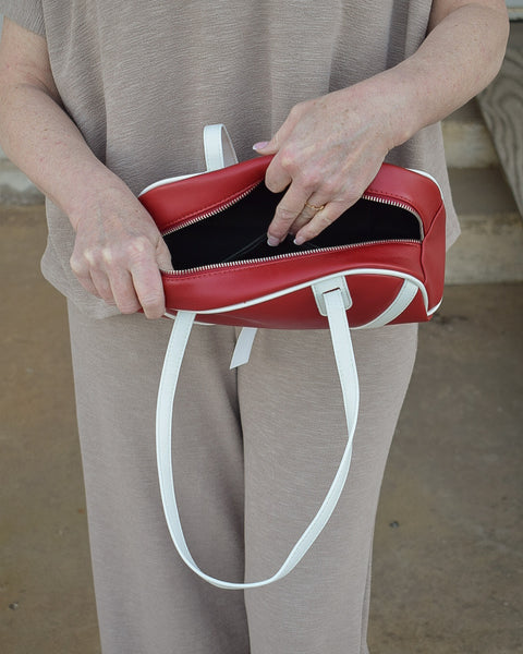 COLOR BLOCK BAG - 2 COLORS