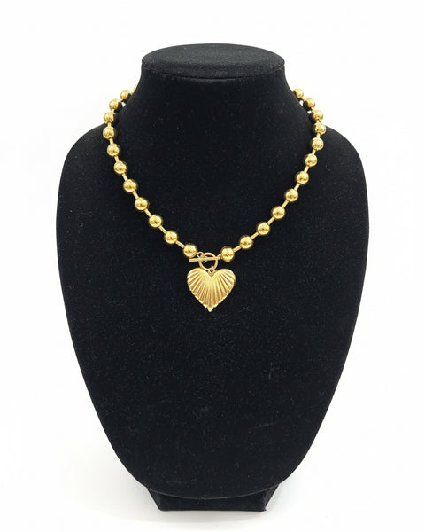 Sending All My Love Heart Necklace | 18K Gold Plate, Water Resistant & Tarnish Resistant