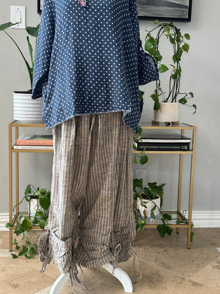 STRIPED PEEKABOO PANTS - BY A RARE BIRD