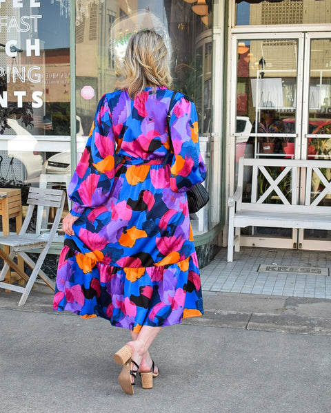 FLORENCE MULTICOLOR PRINT DRESS