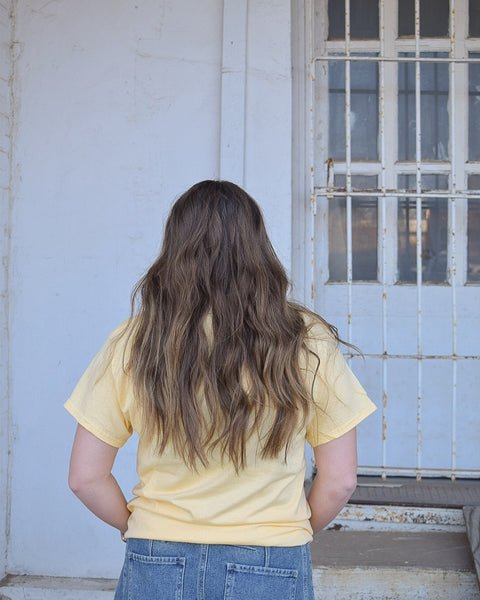 FLORAL CHICKEN GRAPHIC TEE- RED - CURVY - Salty Lime Boutique