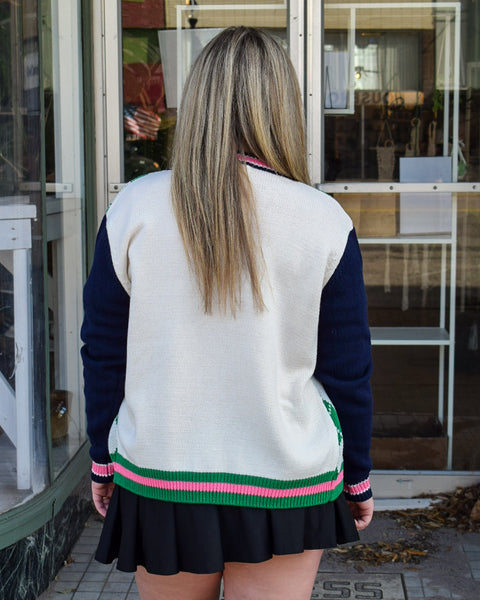 ARGYLE MULTI COLOR CARDIGAN SWEATER