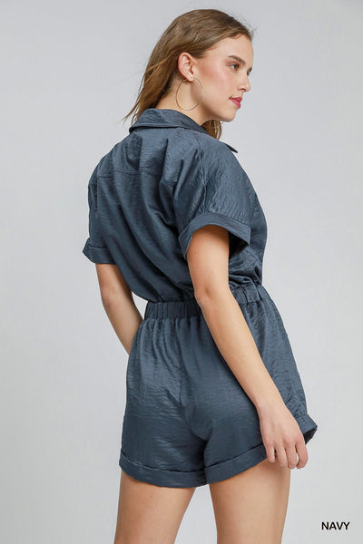 GIRL’S NIGHT OUT ROMPER - NAVY