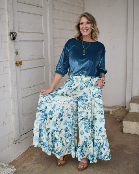 BIRD OF PARADISE BOHO PANTS - BY A RARE BIRD