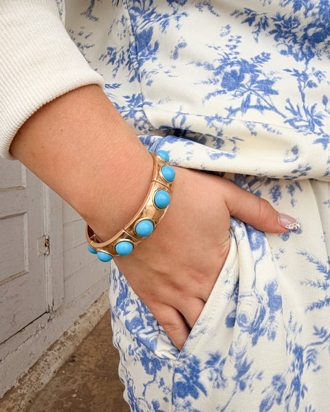 GOLDEN GEM  STRETCHY BRACELET - 4 COLORS - Salty Lime Boutique