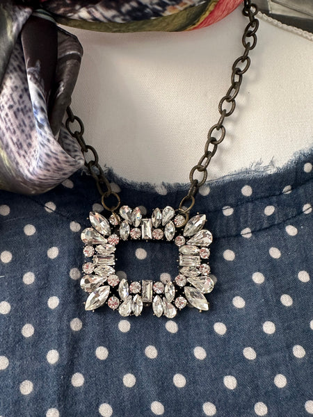 VINTAGE BLING NECKLACE - 3 COLORS - Salty Lime Boutique