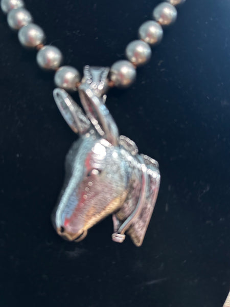 DONKEY CHUNKY CHAIN NECKLACE - SILVER