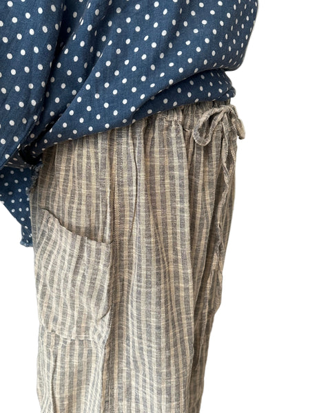 STRIPED PEEKABOO PANTS - BY A RARE BIRD