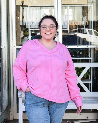 CURVY - SONORA TOP- PINK