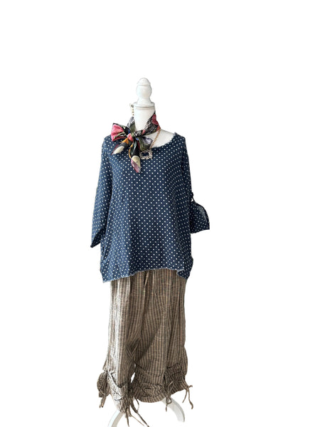 POLKA DOTS COTTON TOP - BY A RARE BIRD