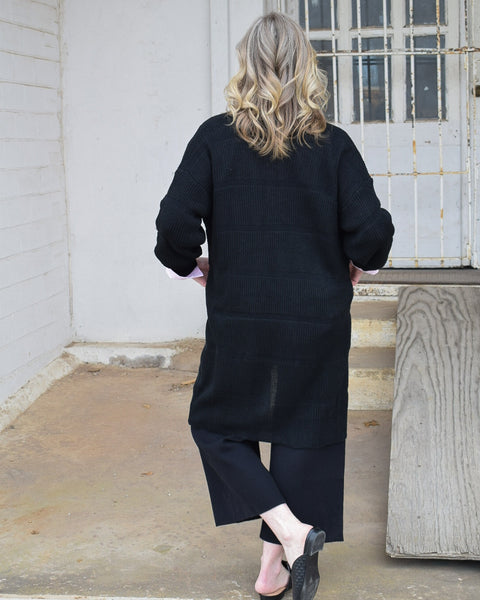TERESA CARDIGAN  - BLACK
