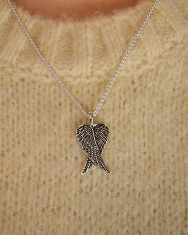 FOREVER WINGS NECKLACE - SILVER