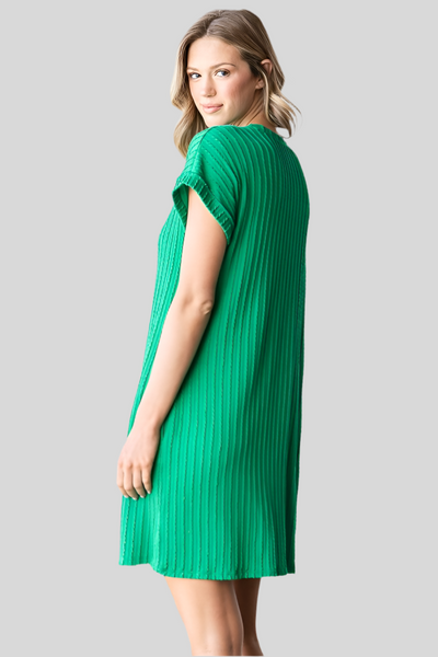 LUCKY ME GREEN DRESS - REG/CURVY