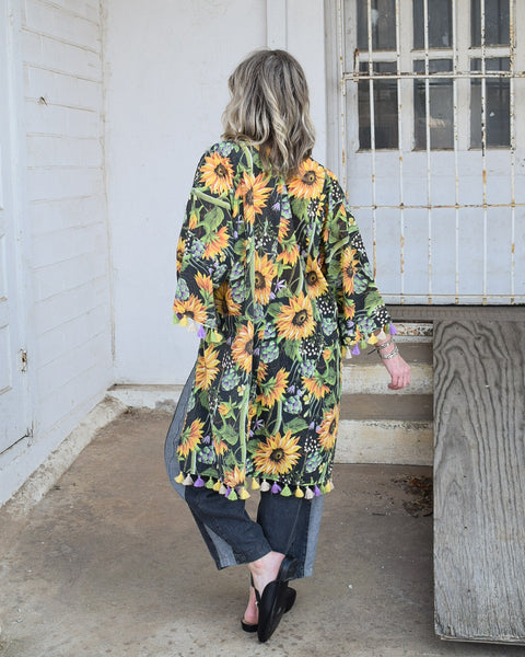 SUNFLOWER & SUNSHINE KIMONO - BY A RARE BIRD
