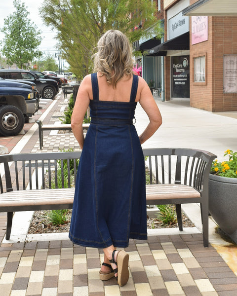 Blue Jean Baby Dress - Dark Denim