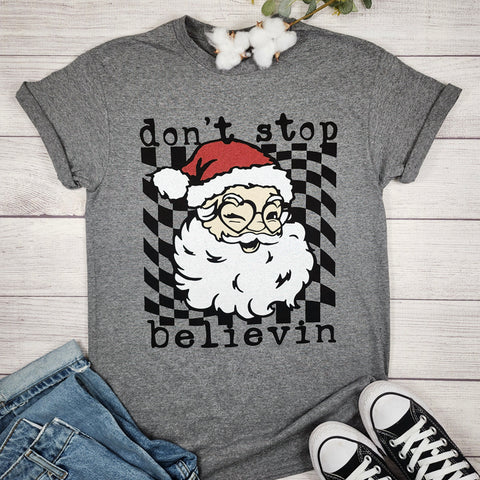 DON'T STOP BELIEVIN GRAPHIC TEE