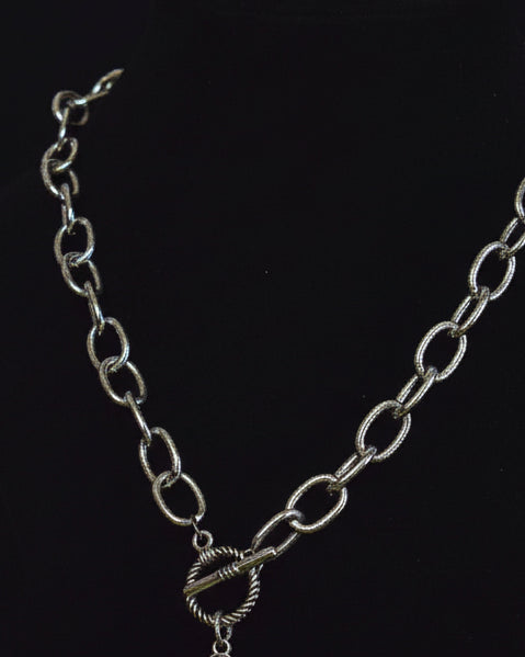 STAR FRONT TOGGLE NECKLACE - TURQUOISE - Salty Lime Boutique