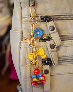 TEACHERS TEACH CHARMS PURSE CHARM - GOLD