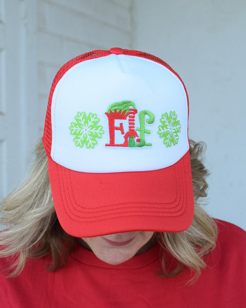 ELF TRUCKER HAT -RED