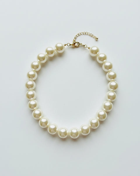 Chunky Pearl Bead Necklace