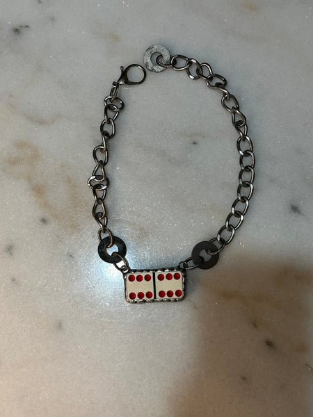 DIET COKE DOMINO NECKLACE