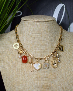 ALL THE PRETTY THINGS CHARM NECKLACE - GOLD
