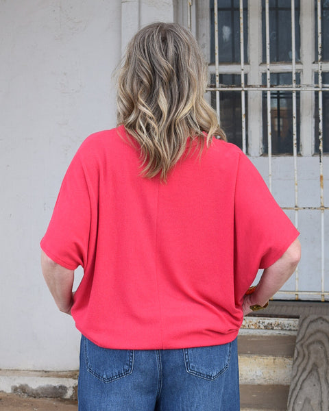 THE MARGO TOP- BERRY - Salty Lime Boutique