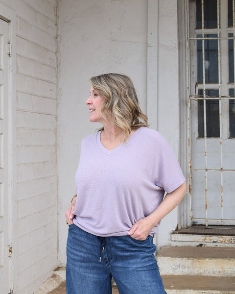 THE MARGO TOP - LILAC - Salty Lime Boutique