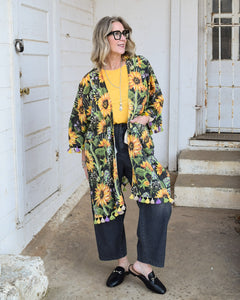 SUNFLOWER & SUNSHINE KIMONO - BY A RARE BIRD