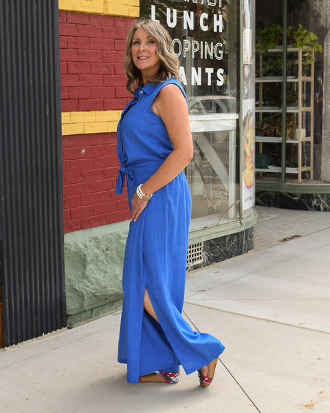 Valerie Pant Set - Royal Blue