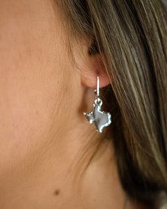 TEXAS DANGLE EARRINGS - SILVER