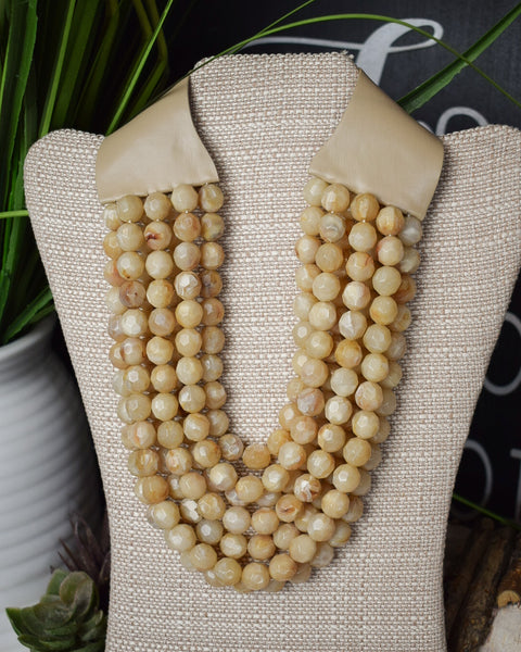 MAGNETIC MULTI STRAND NECKLACE - 4 COLORS - Salty Lime Boutique