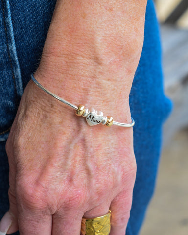 CELEBRATING THE MOMS BRACELET  - SILVER