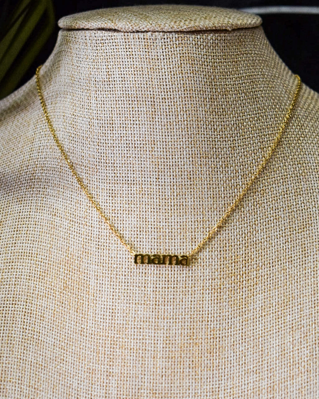 MAMA 18K GOLD NON-TARNISH NECKLACE- GOLD