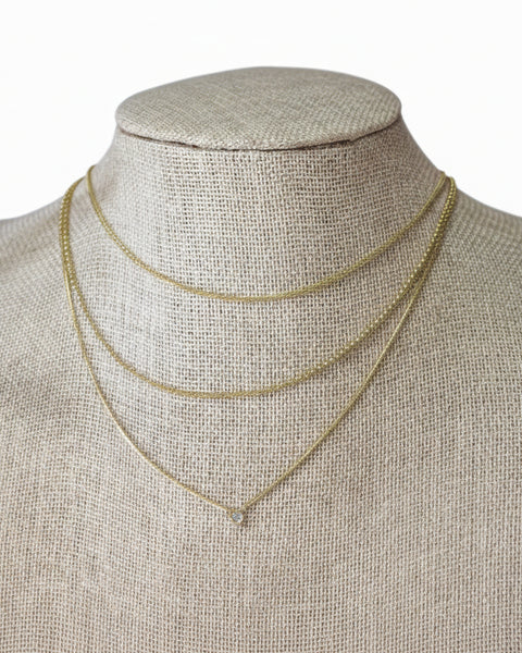 PAULETTE 18K GOLD NON-TARNISH NECKLACE- GOLD - Salty Lime Boutique