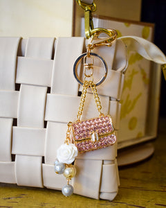 PINK HANDBAG PURSE CHARM