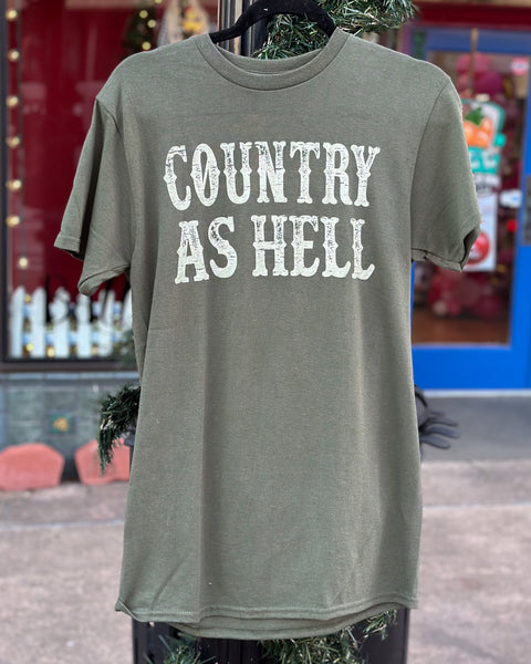 COUNTRY AS HELL GRAPHIC TEE