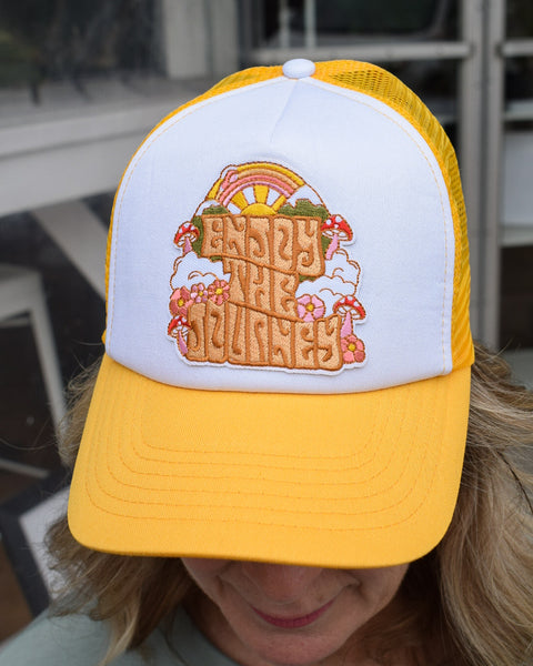 ENJOY THE JOURNEY TRUCKER HAT