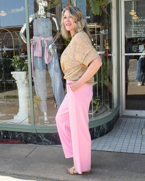 MARGO SCUBA LOUNGE PANTS - BUBBLEGUM