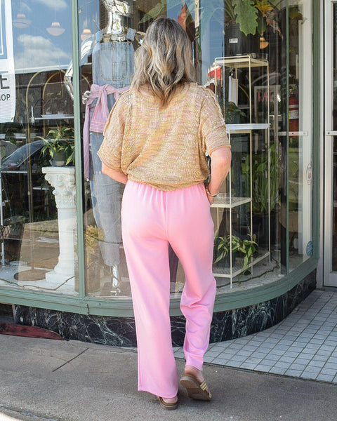 MARGO SCUBA LOUNGE PANTS - BUBBLEGUM