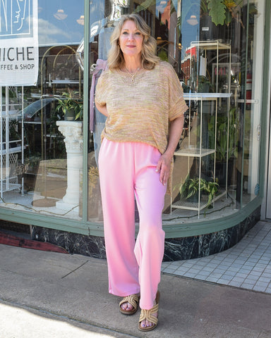 MARGO SCUBA LOUNGE PANTS - BUBBLEGUM