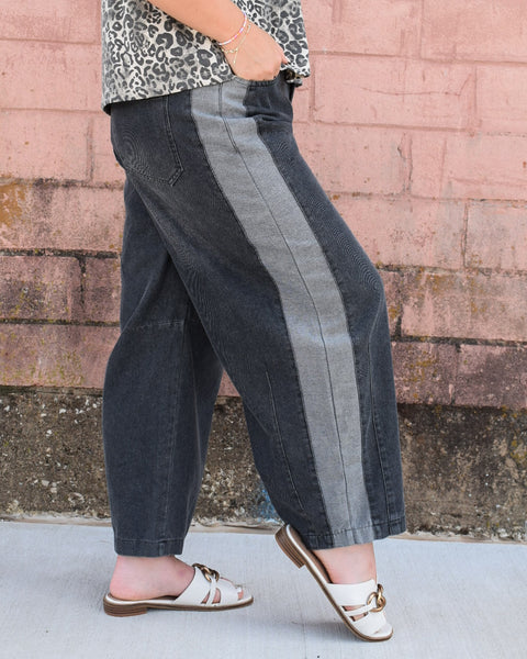 CAN'T Y0U SEE ME PANT - BLACK